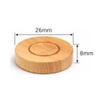 Vuralsin38 Star Ahşap Tavla Pulları 26X8MM –%100 Doğal Ahşap, 30 Adet (15 Krem & 15 Siyah), Pürüzsüz Yüzey, Dayanıklı Tavla Taşı Seti - 2 Adet - Option-1