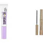 Vuralsin38 Telescopic Maskara - Siyah & Super Brow Glue Kaş Sabitleyici Maskara - Şeffaf - 0-Siyah