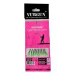 VURGUN 80gr 10 İğneli F2 Kısa Köstek Siyah İğne Yeşil Organze Çapari