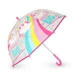 VUSE Legami – Dancin' In The Rain çocuk şemsiyesi, tek boynuzlu at motifli, rüzgar geçirmez yapı, elle açılır, isim için yer bulunan kumaş kilit, kanca sap, 73 x 65 cm