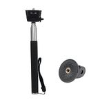 Vvhooy uzatılabilir alüminyum selfie Stick tek ayaklı sehpa tutucu için 1080p 4 K su geçirmez Sport Action kamera