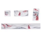 VVHUDA DIY Keycaps Kiti, PTB Keycaps PC Oyun Mekanik Klavye Tuş Kapağı, Uzay Tuş Başlığı + Enter Tuş Başlığı + ESC Tuş Başlığı + Numpad Enter Keycap, Mekanik Klavye Yedek Parçalar (Snow Girl) küçük hediye