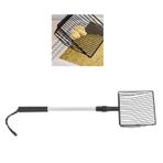 Vvikizy Paslanmaz Çelik Kedi Kumu Kepçesi, Uzatılabilir Metal Kedi Kumu Kepçesi Asılı Küçük Kedi Kumu Kepçesi Delikli Ve Çöp Kutusu Için Uzun Saplı Kedi Scooper (Model A 2 Bölümlü Sap)