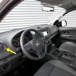 Vw Amarok 2010-2012 Kabin Havalandırma Klima Mazgalı Siyah Oem 2h0819703e