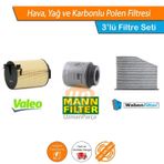VW Beetle 1.2 TSI Filtre Seti Valeo Mann Wbn Karbonlu 2011-2014