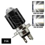 Vw Bora 1998-2006 Uyumlu Mercekli Far Ampulü Led Xenon Beyaz Renk Far Şimşek Etkili Csp Led Lamba Uzun Kısa 2 Adet Takım
