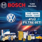 VW Caddy 1.9 TDI Bosch Filtre Bakım Seti (2004-2005)