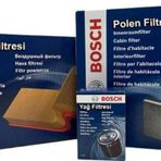 VW Caddy 1.9 TDI Dizel Bosch Filtre Bakım Seti 2007-2011 Hava+Yağ+Standart-Polen