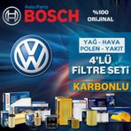 VW Caddy 2.0 Tdi Dizel Bosch Filtre Bakım Seti 2015-2019