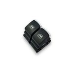 Vw Caddy 2016-2020 Sol Ön Kapı Cam Düğmesi Çiftli Kromlu 5k3959857c