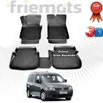 VW CADDY 3D Havuzlu Paspas 2004 - 2010 Arası Siyah 4 Parça Friemats