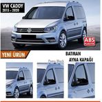 Vw Caddy Mk3 2015-2020 Batman Yarasa Ayna Kapağı Piano Black Abs Plastik