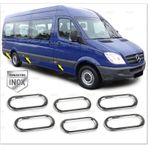 VW Crafter Krom Yan Reflektör Çerçevesi 6 prç. 2006-2016