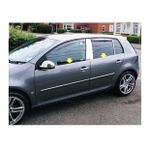 VW Golf 5 Krom Cam Çıtası 4 prç. 2004-2009 P. Çelik