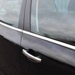 VW Golf 5 Plus Krom Cam Çıtası 4 Prç. 2004 Üzeri P. Çelik