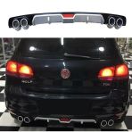 Vw Golf 6 Difüzör Arka Tampon Eki 4 Egzoz Çıkışlı