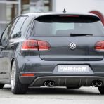 VW Golf 6 Difüzör - Plastik - Parlak Siyah