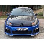 Vw Golf 6 R Tampon Ön Lip 3 Parça Plastik Parlak Siyah