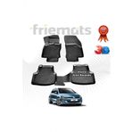 VW GOLF 7 3D Havuzlu Paspas 2013-2020 Arası Siyah 4 Parça SET - Friemats
