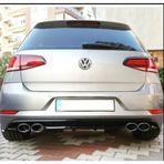 Vw Golf 7.5 Arka Tampon Difüzörü 4 Çıkış 2017 / 2020