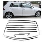 Vw Golf 7 7,5 Cam Çerçevesi Kenar Çıtası Krom Tamtur
