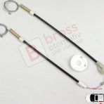 Vw Golf Mk3 1991-1998 5-Kapi Vento Jetta 1992-1999 Icin Elektrikli Arka Sol Cam Kriko Tamir Seti