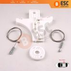 Vw Golf Mk4 Jetta Bora A4 1J 4/5 Kapi 1J4839462 Icin Sag Arka Cam Kriko Tamir Seti