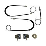 VW Jetta 2011-2020 için Ön Sol Cam Kriko Tamir Seti 5C6837463K