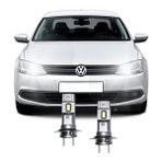 Vw Jetta Mk6 LED H7 Uzun Far Ampulü Mini LED 2'li Set Aparat Gerekmez