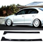 Vw Jetta Mk6 R Line Yan Marşpiyel Seti Plastik 2 Adet Mat Siyah 2010-2018 Karlık+ek+bodykit