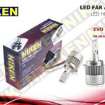 Vw Jetta Passat Golf Scirocco Led Xenon Far Aydınlatma Seti Şimşek Etkili Niken Evo 8000lm