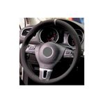 Vw Jette Mk5 Uyumlu Dikmeli Direksiyon Kilifi Alkantara Gri Yuzuklu