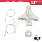 Vw Passat B5 B5.5 3B 3Bg Skoda Superb Mk1 3U 3B5839461 Icin Sol Arka Cam Kriko Tamir Seti