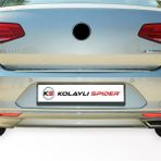 Vw Passat B8 Arka Tampon Alt Çıtası 3 Prç Krom 2015 ve Sonrası