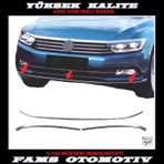 Vw Passat B8 Krom Ön Tampon Alt Çıta 3 Prç P.Çelik 2014-2019