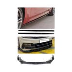 Vw Polo 2009-2014 F30 Düz Marşpiyel 4 Parça ve Brabus Ön Lip Ön Ek Piona Black 3 Prç.