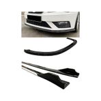 Vw Polo 2009-2014 Leon Tip 3 Prç Ön Ve Beyaz Şeritli Yan Marşpiyel Set
