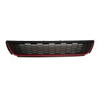 Vw Polo 2010-2014 Ön Tampon Alt Orta Izgara Krımızı Nikelaj 6R0853671