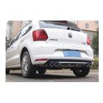 Vw polo 6r arka tampon difüzörü plastik 4 çıkış 2009+