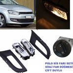 Vw Polo 6r Sis Lambası Farı Ve Far Sis Anahtarı Çift Duylu Çerçeveli 2009 / 2014