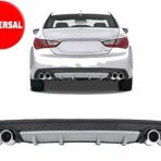 Vw Polo 6r Uyumlu Arka Tampon Altı Difüzör Gri 2009-2017 Arası