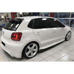 Vw Polo Aero Yan Marşpiyel Seti Mat Siyah Plastik 2009 ve 2017 arası