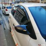VW Polo Yarasa ayna kapağı 2009 - 2017 6R / 6C, Parlak Siyah