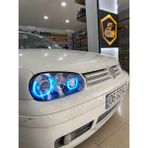 Vw Scirocco Iç Far 4’lü U Tip Rgb Angel 16 Renkli Işık Seti - Antrasit - Seçenek 1