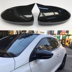 Vw Scirocco Yarasa Ayna Kapağı Batman Piano Black Parlak Siyah