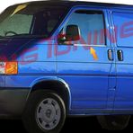 VW T4 Krom Caravelle Cam Çıtası 2Prç. 1995-2003 P.Çelik