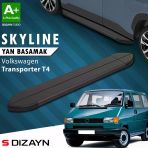 Vw Transporter T4 Kısa Şase Skyline Siyah Yan Basamak 213 Cm 1995-2003 A+ Kalite