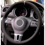 Vw Transporter T5 Dikmeli Direksiyon Kılıfı Alkantara Gri Yüzüklü