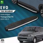 VW Transporter T5 Kısa Şase Evo Krom Yan Basamak 213 Cm 2003-2015 A+ Kalite