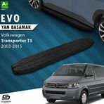 Vw Transporter T5 Kısa Şase Evo Siyah Yan Basamak 213 Cm 2003-2015 A+ Kalite